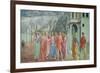 The Tribute Money, from the Brancacci Chapel, circa 1426-Tommaso Masaccio-Framed Giclee Print