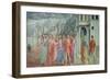 The Tribute Money, from the Brancacci Chapel, circa 1426-Tommaso Masaccio-Framed Giclee Print