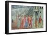 The Tribute Money, from the Brancacci Chapel, circa 1426-Tommaso Masaccio-Framed Giclee Print