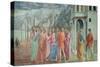 The Tribute Money, from the Brancacci Chapel, circa 1426-Tommaso Masaccio-Stretched Canvas