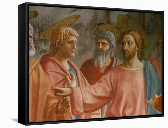 The Tribute Money-Masaccio-Framed Stretched Canvas