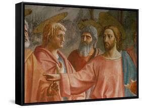 The Tribute Money-Masaccio-Framed Stretched Canvas