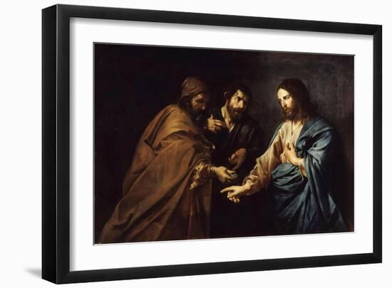 The Tribute Money-Valentin de Boullogne-Framed Giclee Print