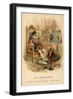 The Tribute of the Royal Shoes, 16th Century-null-Framed Giclee Print