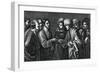 The Tribute to Caesar, 17th Century-null-Framed Giclee Print