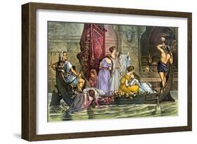 The Tribute to the Minotaur - the Interests of All Other States Sacrificed to the Protection Monste-Bernard Gillam-Framed Giclee Print