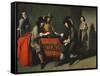 The Tric-Trac Players-Louis Le Nain-Framed Stretched Canvas