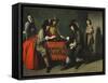 The Tric-Trac Players-Louis Le Nain-Framed Stretched Canvas