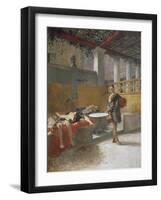 The Triclinium after the Orgy, Circa 1860-Domenico Morelli-Framed Giclee Print