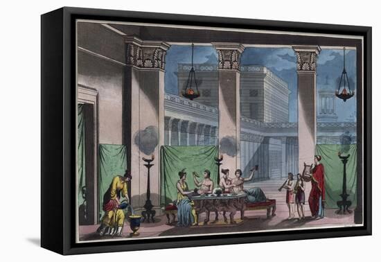 The Triclinium-Stefano Bianchetti-Framed Stretched Canvas