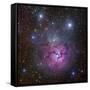 The Trifid Nebula Located in Sagittarius-Stocktrek Images-Framed Stretched Canvas