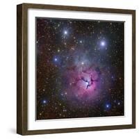 The Trifid Nebula Located in Sagittarius-Stocktrek Images-Framed Photographic Print