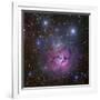 The Trifid Nebula Located in Sagittarius-Stocktrek Images-Framed Photographic Print