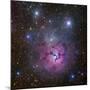 The Trifid Nebula Located in Sagittarius-Stocktrek Images-Mounted Photographic Print