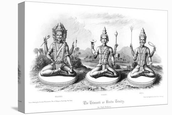 The Trimurti or Hindu Trinity-Andrew Thomas-Stretched Canvas