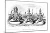 The Trimurti or Hindu Trinity-Andrew Thomas-Mounted Giclee Print