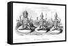 The Trimurti or Hindu Trinity-Andrew Thomas-Framed Stretched Canvas