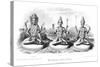 The Trimurti or Hindu Trinity-Andrew Thomas-Stretched Canvas