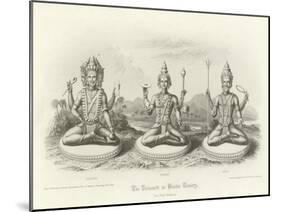 The Trimurti or Hindu Trinity-null-Mounted Giclee Print