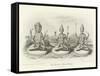 The Trimurti or Hindu Trinity-null-Framed Stretched Canvas
