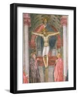 The Trinity, 1427-28 (Detail)-Tommaso Masaccio-Framed Giclee Print