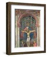 The Trinity, 1427-28-Tommaso Masaccio-Framed Giclee Print