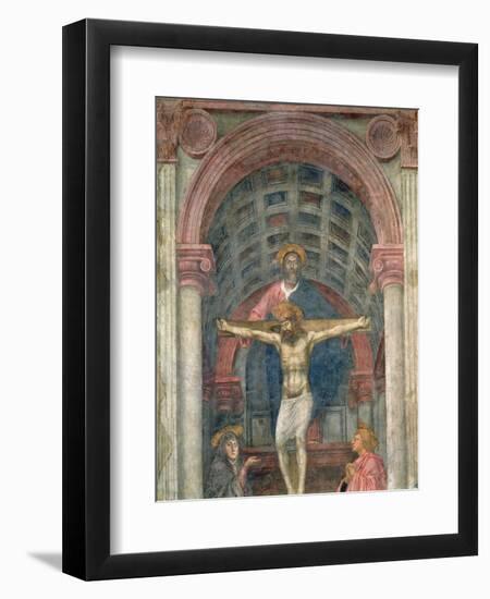 The Trinity, 1427-28-Tommaso Masaccio-Framed Giclee Print