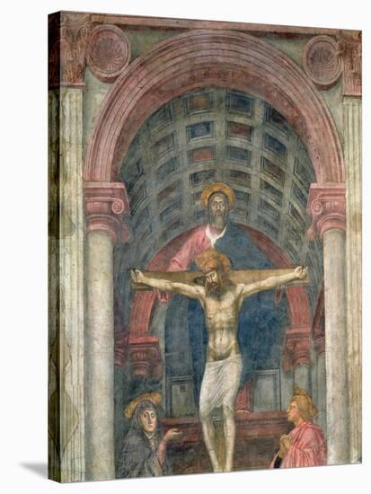 The Trinity, 1427-28-Tommaso Masaccio-Stretched Canvas