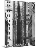 The Trinity Episcopal Church, at Broadway and Wall Street-Leonard Mccombe-Mounted Photographic Print