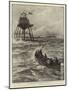 The Trinity House Ship Visiting a Lighthouse in the Mouth of the Thames-Charles Joseph Staniland-Mounted Giclee Print