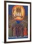 'The Trinity In its Glory', c1455, (1939)-Jean Fouquet-Framed Giclee Print