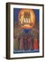 'The Trinity In its Glory', c1455, (1939)-Jean Fouquet-Framed Giclee Print