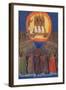 'The Trinity In its Glory', c1455, (1939)-Jean Fouquet-Framed Giclee Print