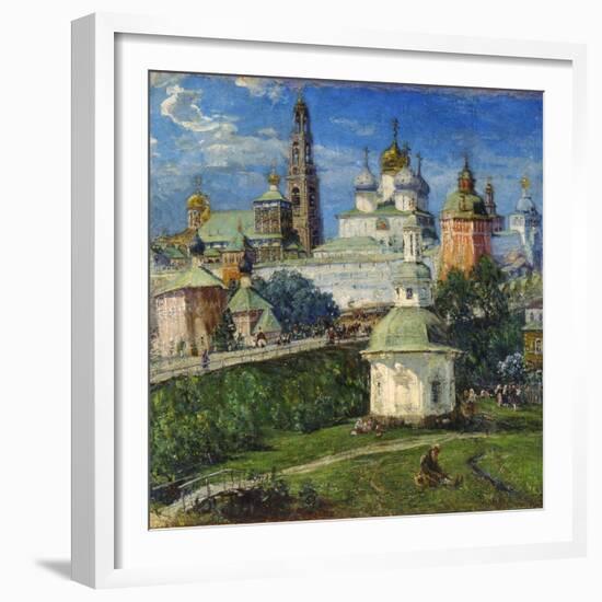 The Trinity Lavra of St Sergius in Sergiyev Posad, 1910S-Michail Boskin-Framed Giclee Print