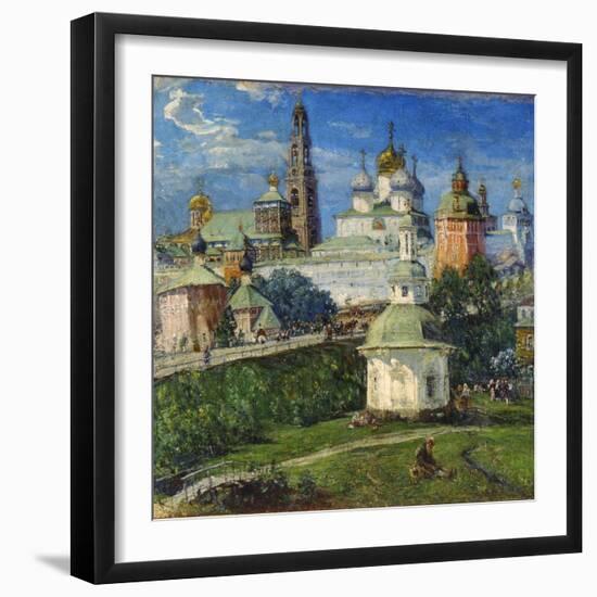 The Trinity Lavra of St Sergius in Sergiyev Posad, 1910S-Michail Boskin-Framed Premium Giclee Print