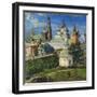 The Trinity Lavra of St Sergius in Sergiyev Posad, 1910S-Michail Boskin-Framed Premium Giclee Print