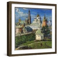 The Trinity Lavra of St Sergius in Sergiyev Posad, 1910S-Michail Boskin-Framed Giclee Print