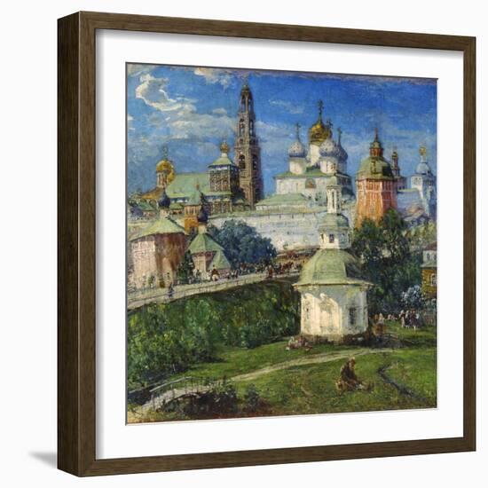 The Trinity Lavra of St Sergius in Sergiyev Posad, 1910S-Michail Boskin-Framed Giclee Print