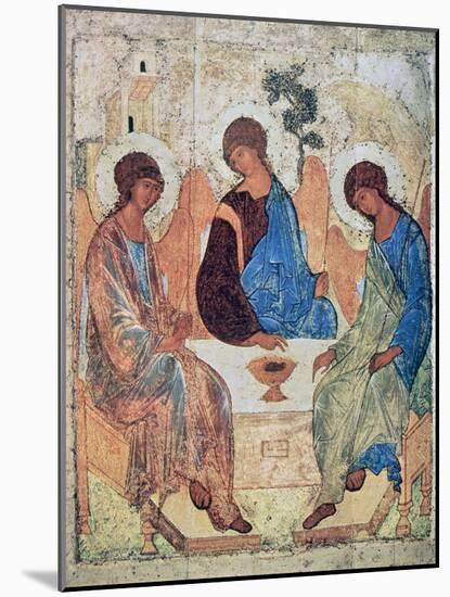 The Trinity of Roublev, C1411-Andrey Rublyov-Mounted Premium Giclee Print