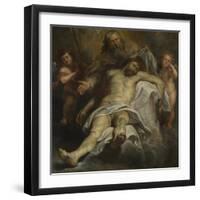 The Trinity (Oil on Panel)-Peter Paul Rubens-Framed Giclee Print