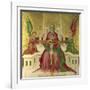 The Trinity with Christ Crucified, C.1410-null-Framed Giclee Print