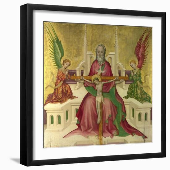 The Trinity with Christ Crucified, C.1410-null-Framed Giclee Print
