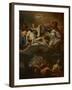 The Trinity with Souls in Purgatory, C.1740 (Oil on Canvas)-Corrado Giaquinto-Framed Giclee Print