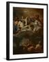 The Trinity with Souls in Purgatory, C.1740 (Oil on Canvas)-Corrado Giaquinto-Framed Giclee Print
