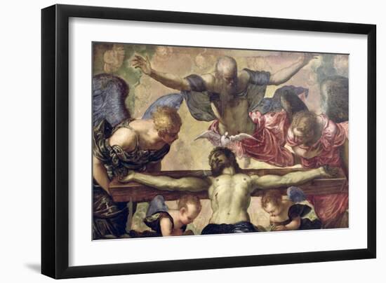 The Trinity-Jacopo Robusti Tintoretto-Framed Giclee Print