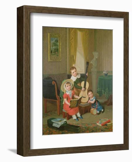 The Trio, 1829-Edward Villiers Rippingille-Framed Giclee Print