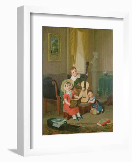 The Trio, 1829-Edward Villiers Rippingille-Framed Giclee Print