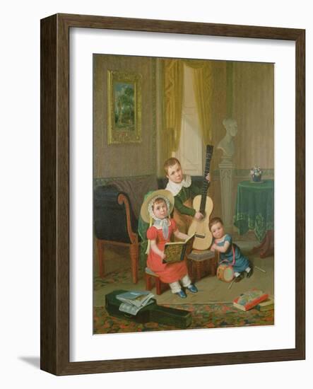 The Trio, 1829-Edward Villiers Rippingille-Framed Giclee Print