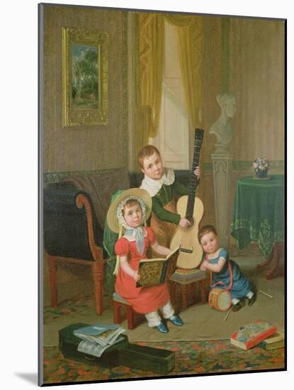 The Trio, 1829-Edward Villiers Rippingille-Mounted Giclee Print