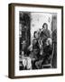 The Trio - Music at Home-null-Framed Art Print